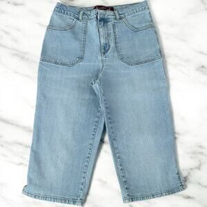 Gloria Vanderbilt Women’s Blue Capri Jeans Size 6